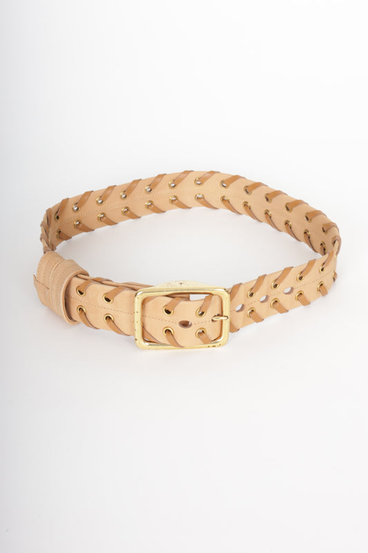 Chloe Womens Brown Belt Size S
