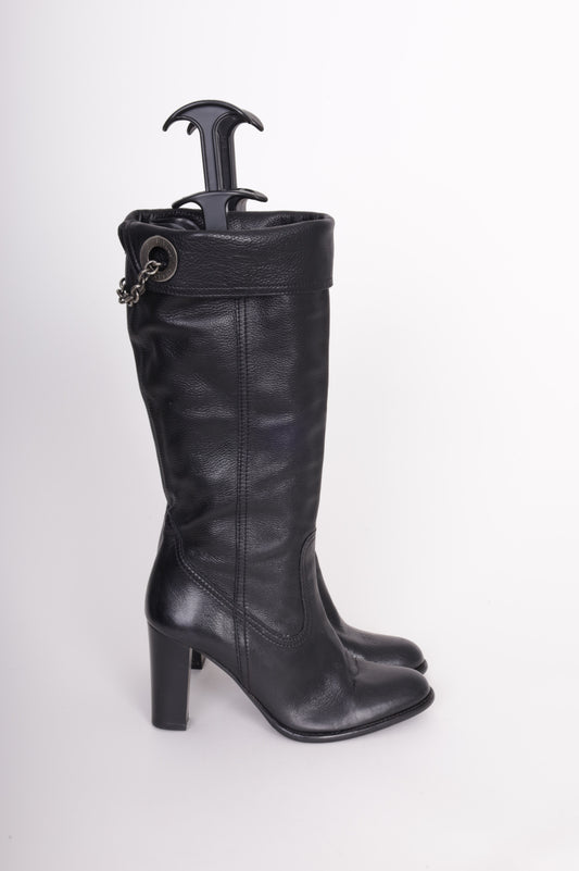 Bally Womens Black Boots  Size EU 38