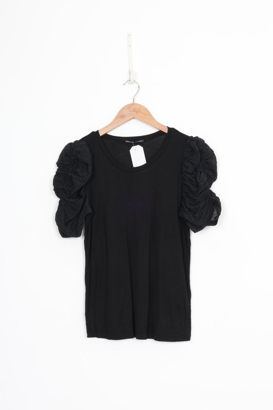 Helen Cherry Womens Black Top Size S