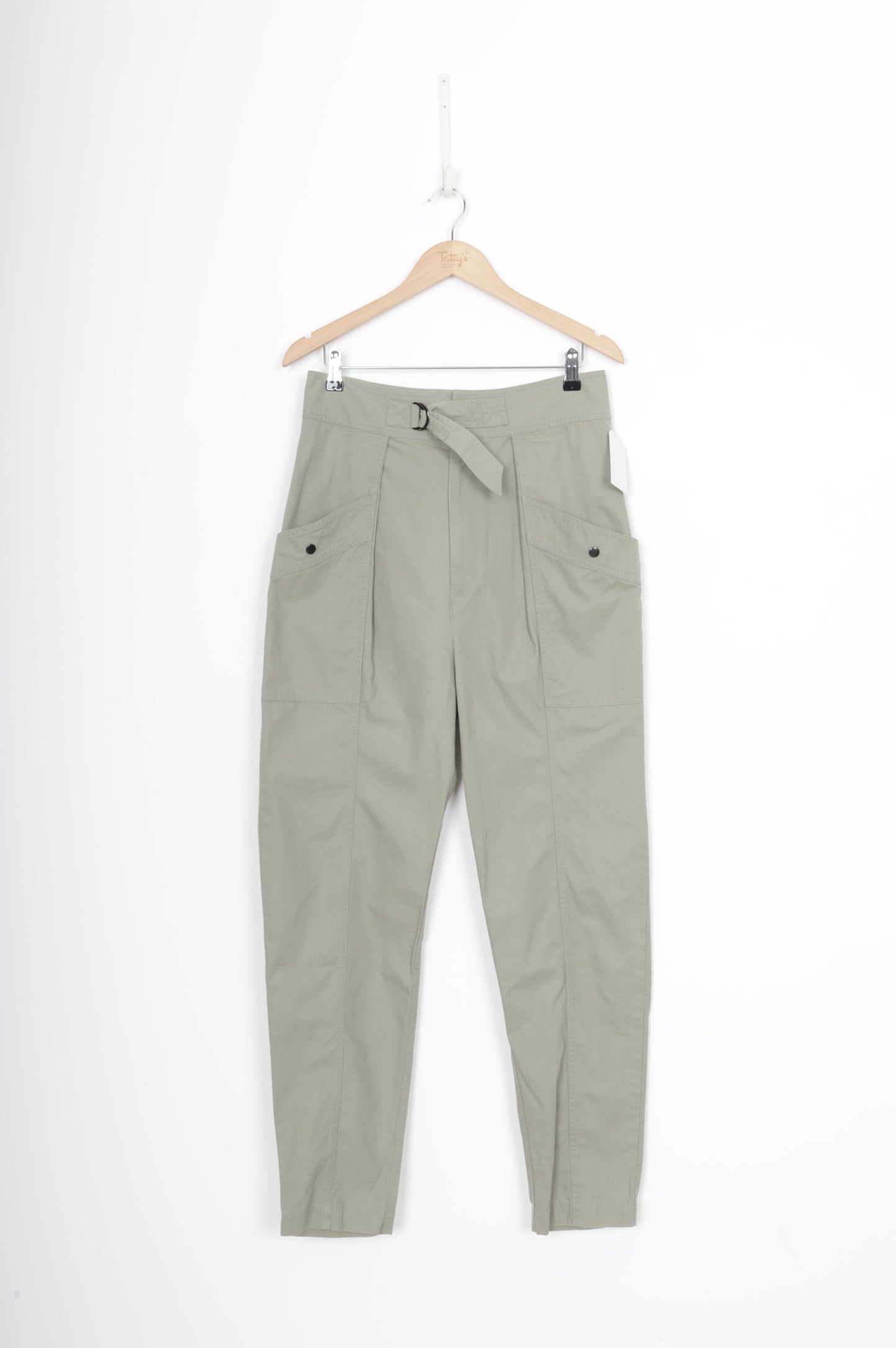 Isabel Marant Etoile Womens Green Pants Size EU 38