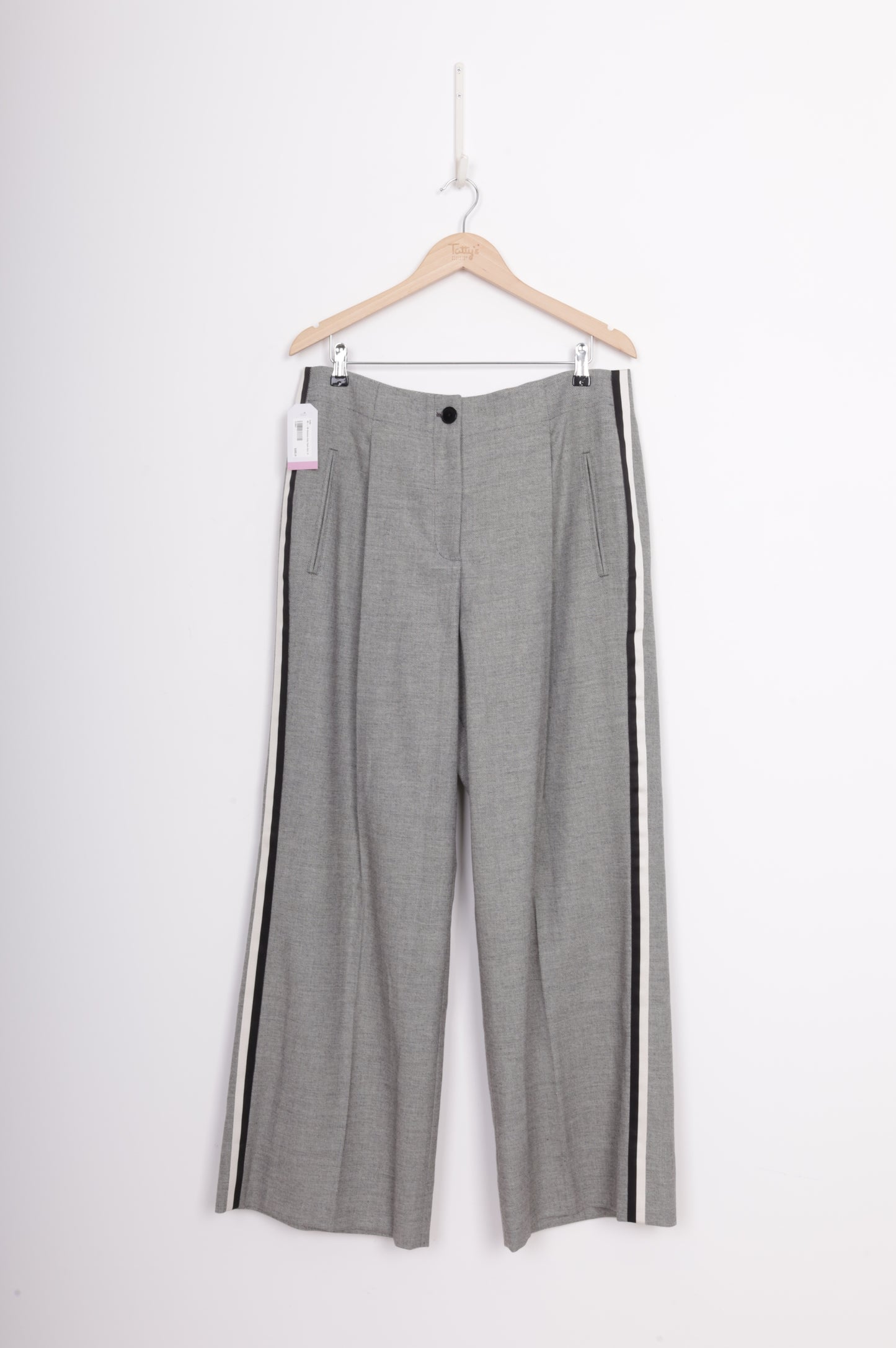 ME + EM Womens Grey Pants Size 16