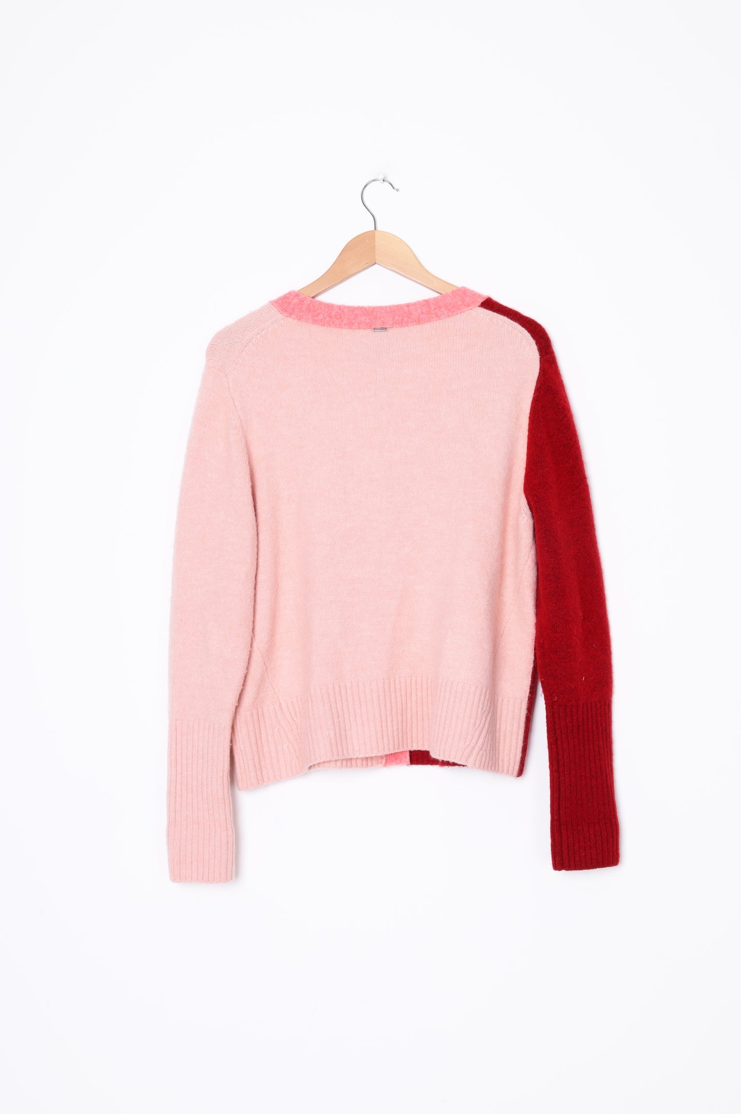 Verge Womens Pink Cardigan Size XL