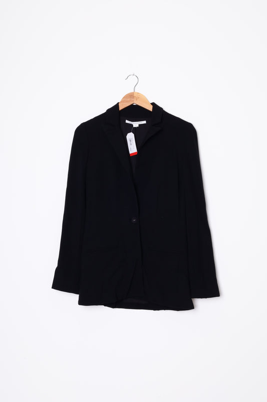 Diane von Furstenberg Womens Black Blazer Size 0