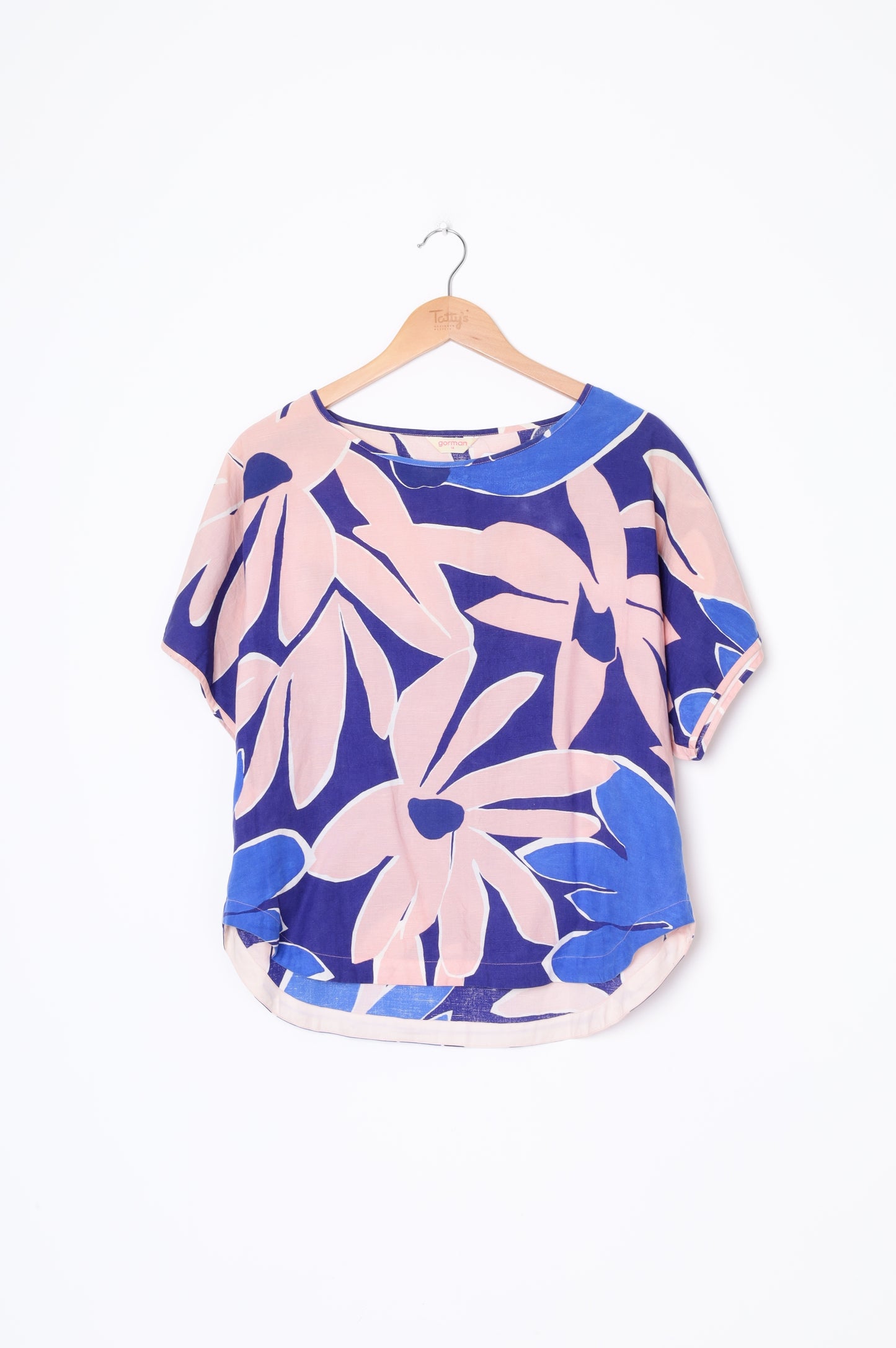 Gorman Womens Blue Top Size 14