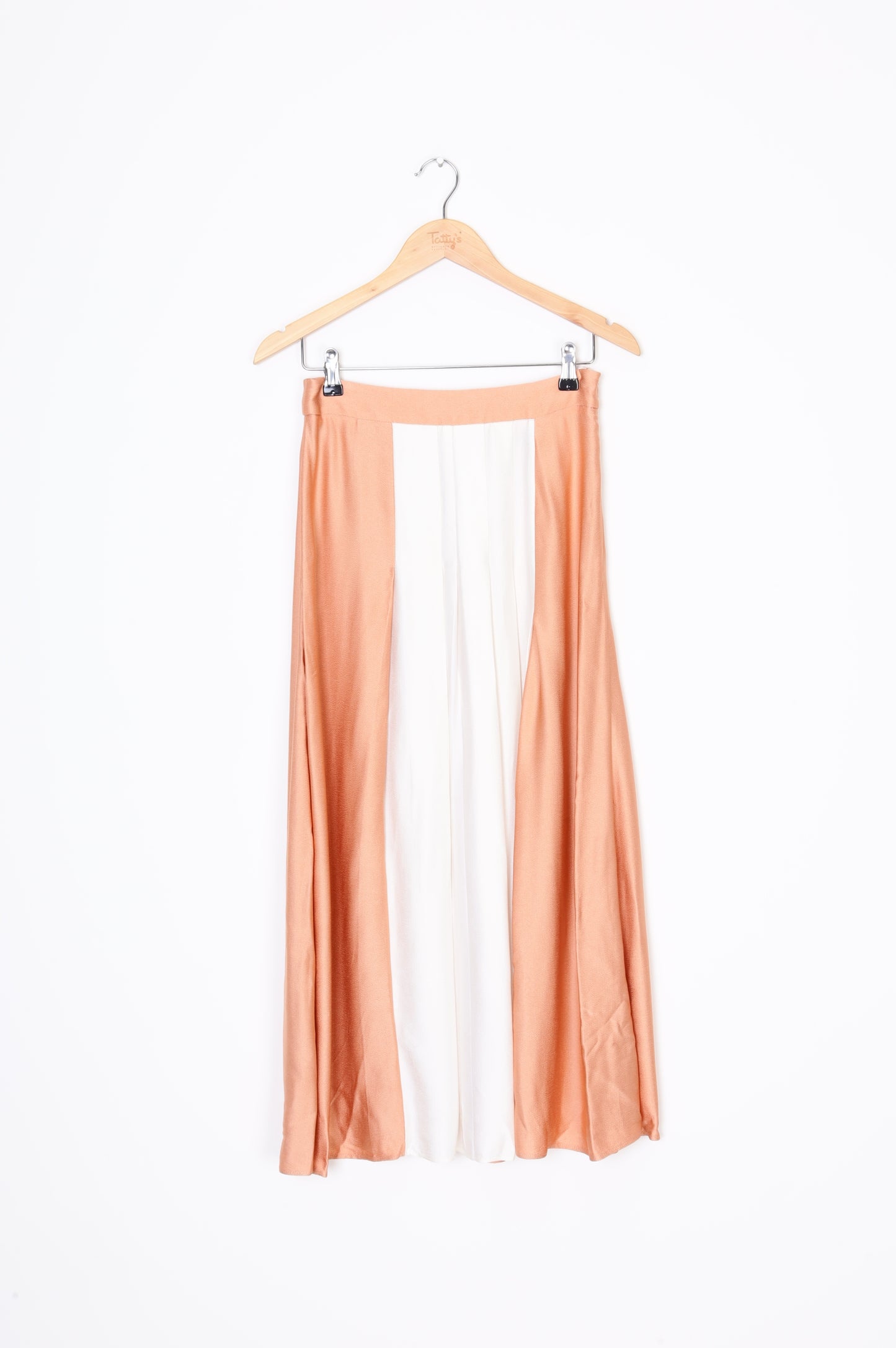 Anna Quan Womens Orange Skirt Size 8