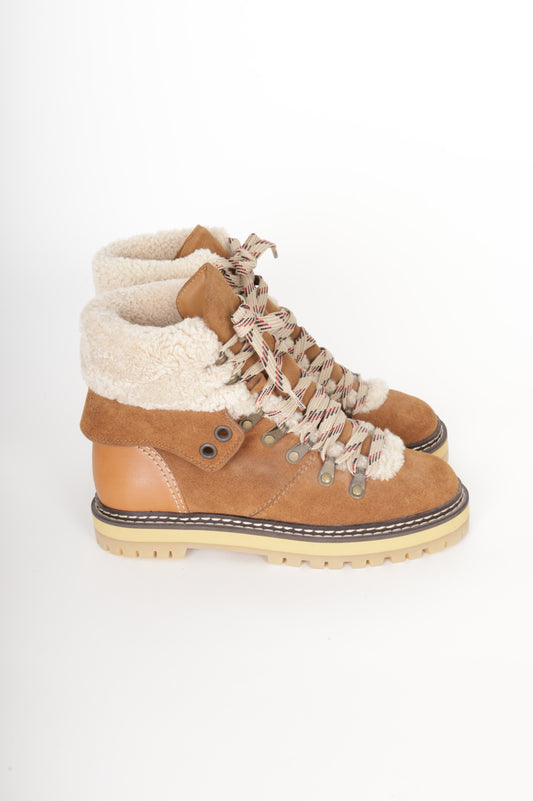See by Chloe Womens Brown Boots  Size EU 36