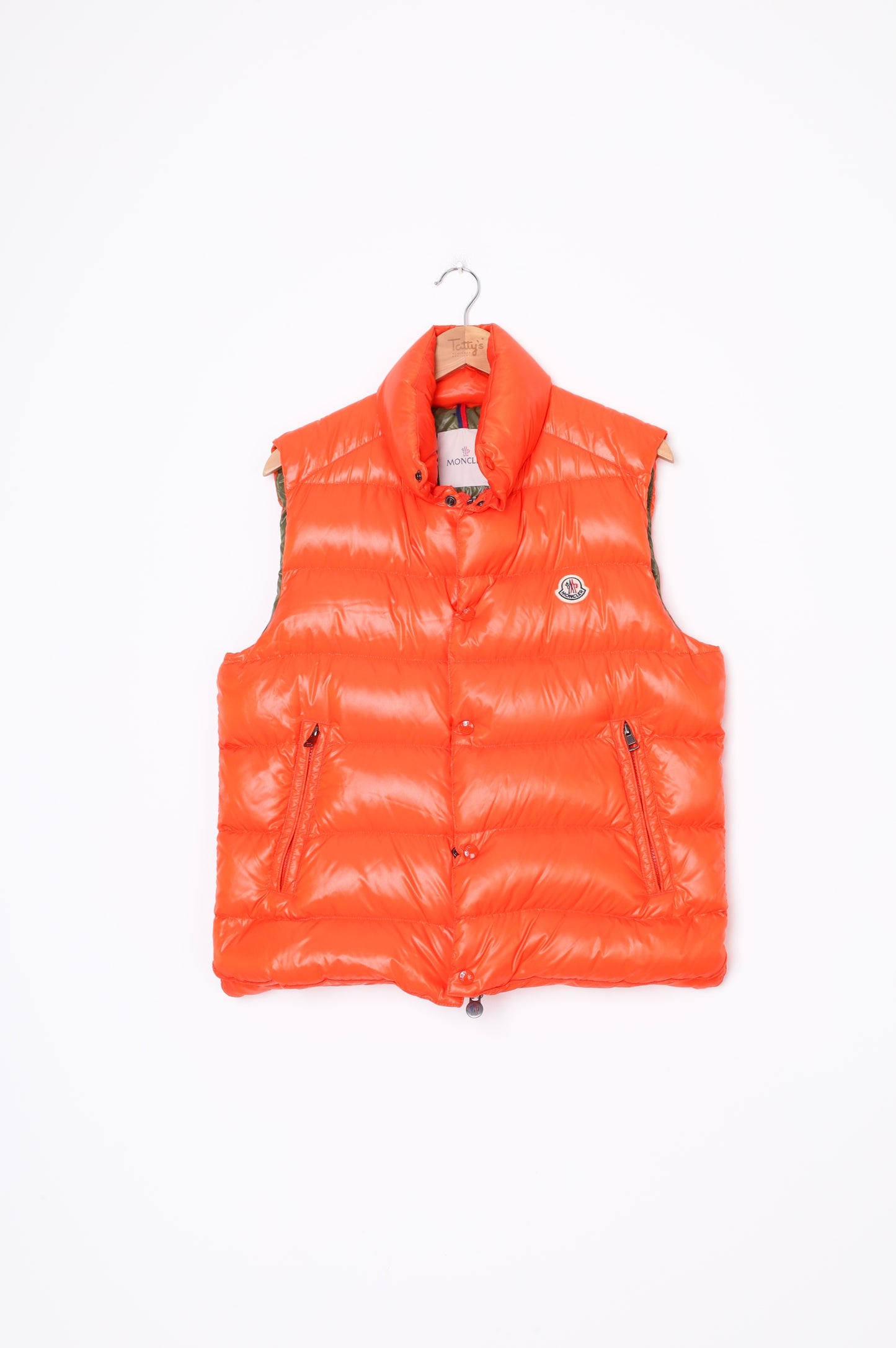Moncler Womens Orange Vest Size 3
