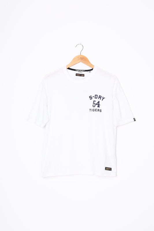 Superdry Womens White T-shirt Size 8