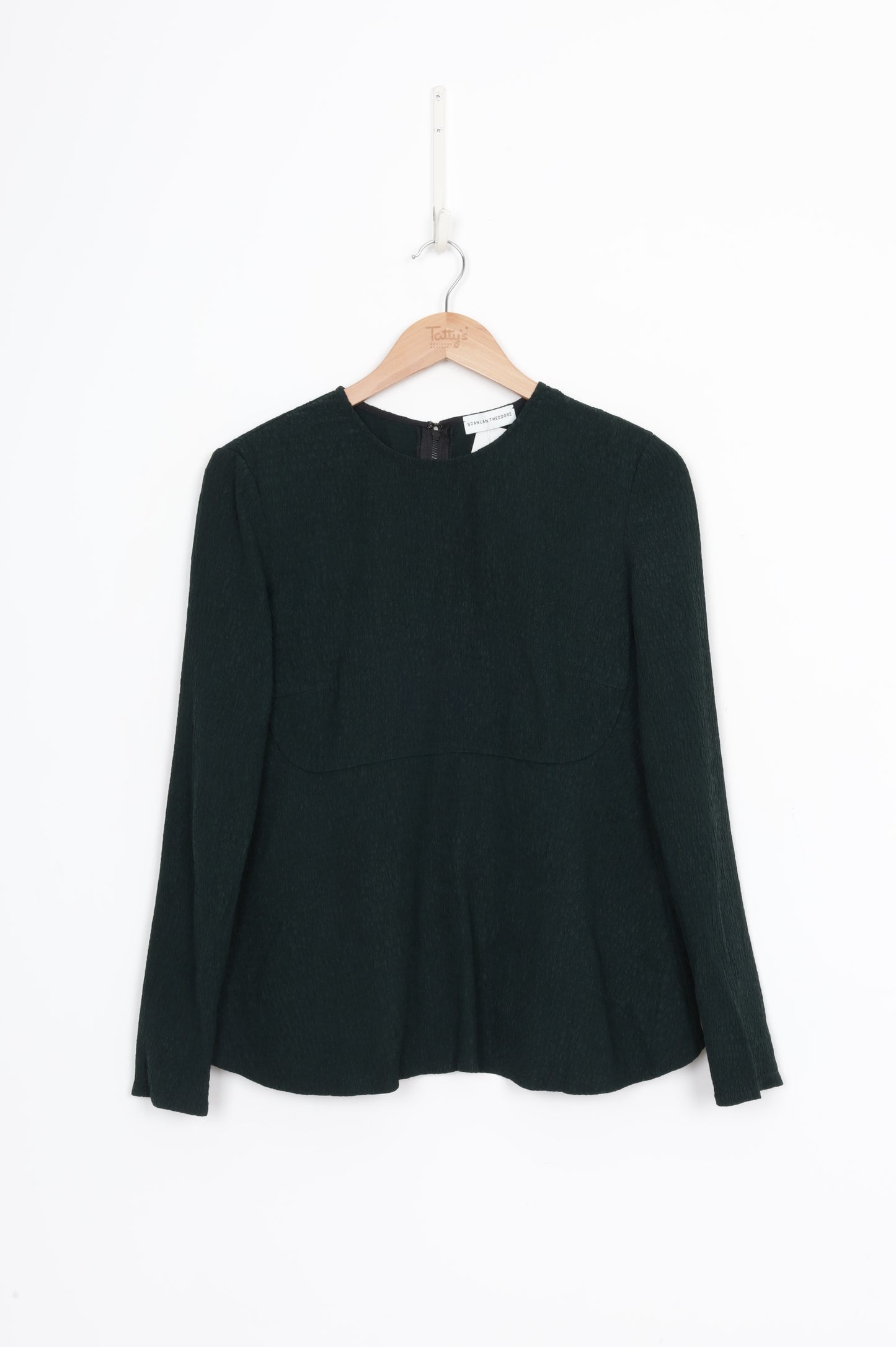 Scanlan Theodore Womens Green Top Size 10