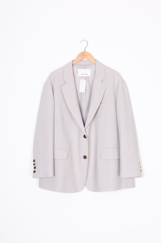 The Frankie Shop Womens Grey Blazer Size M
