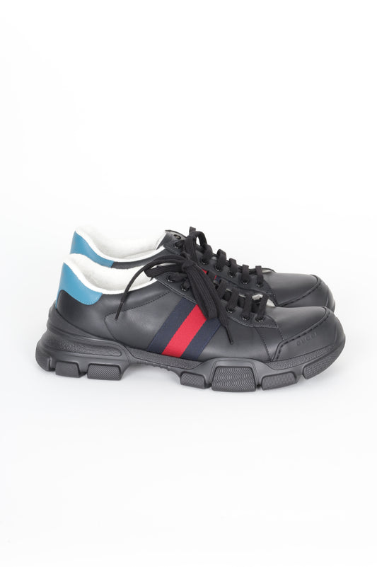 Gucci Mens Black Sneakers Size EU 45