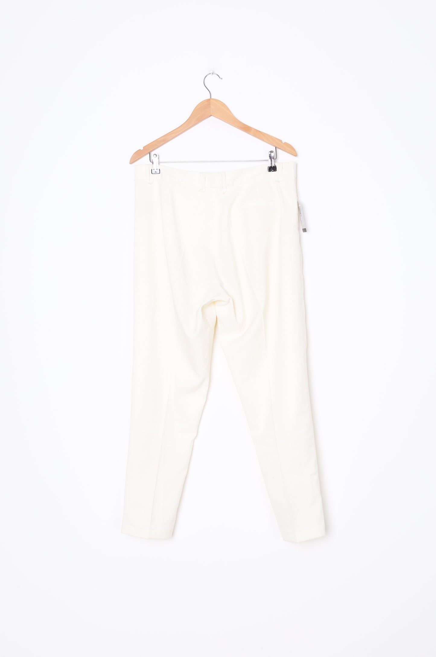 Knuefermann Womens Cream Pants Size 14