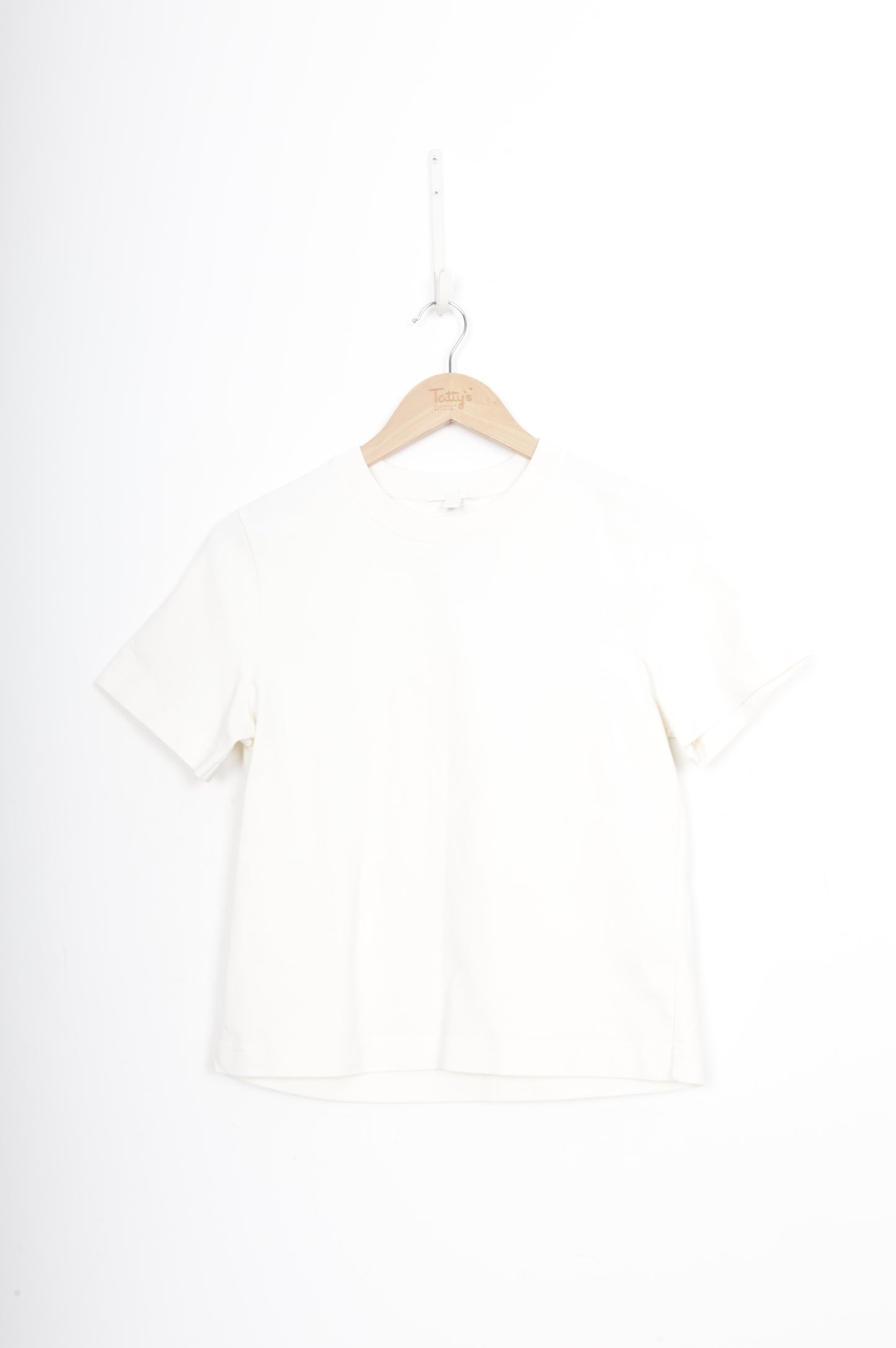 Cos Womens Cream T-shirt Size S
