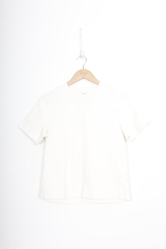 Cos Womens Cream T-shirt Size S