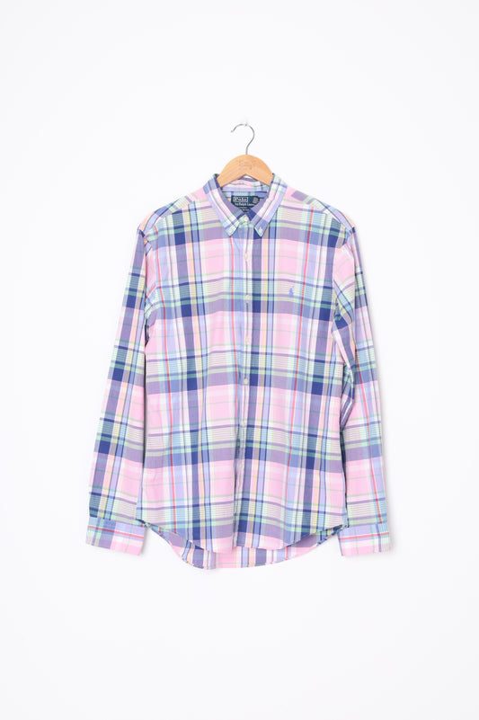 Polo by Ralph Lauren Mens Pink Shirt Size L