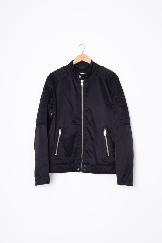 Diesel Mens Black Jacket Size XL