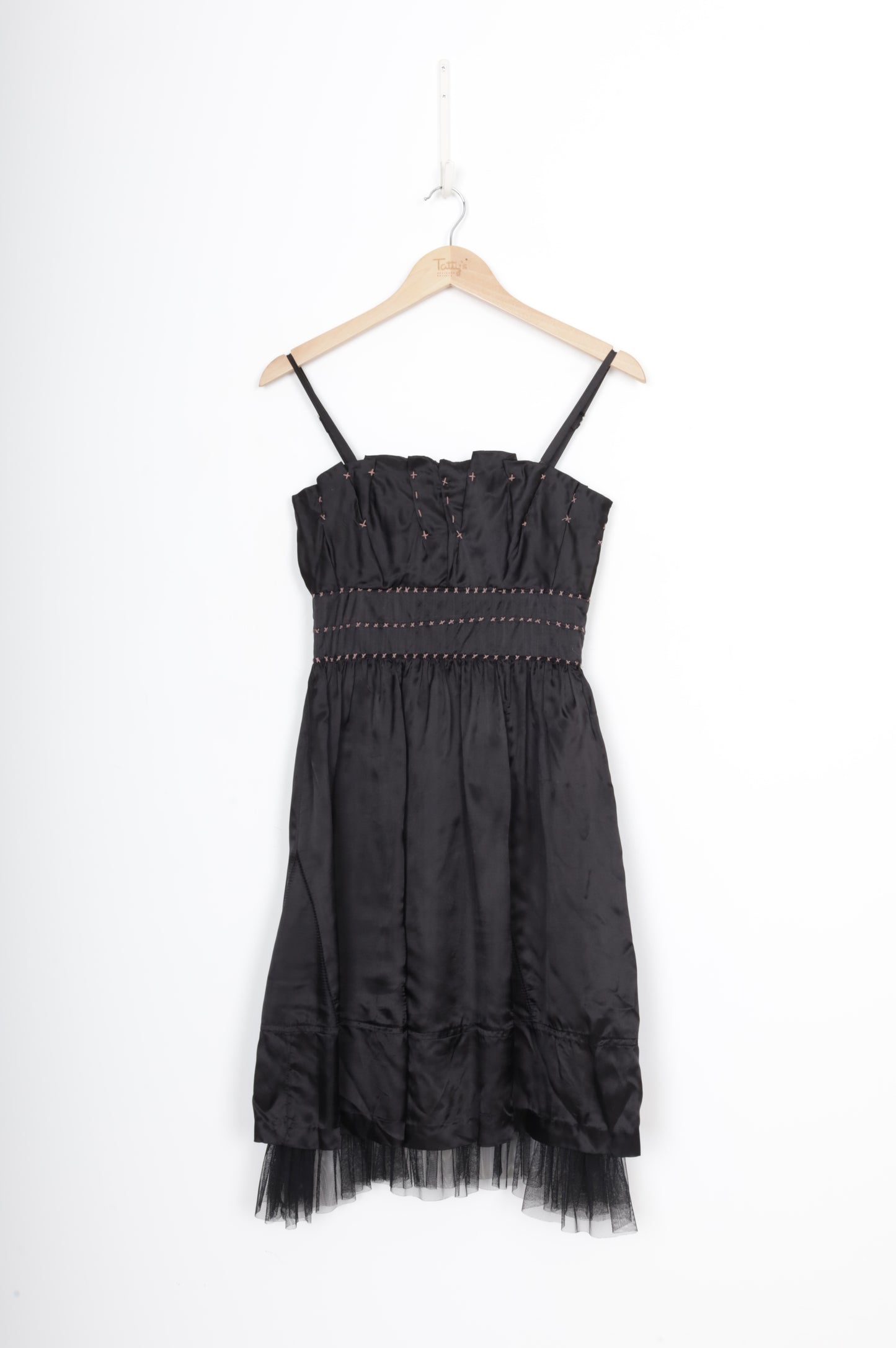Sabine Womens Black Dress Size 8