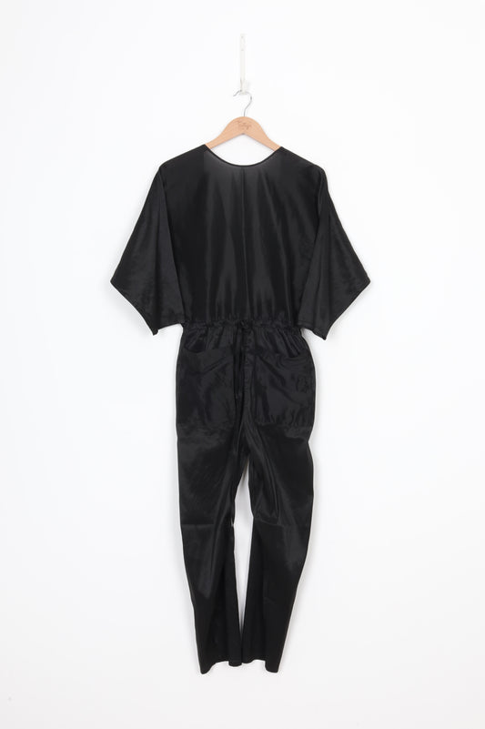 Miss Crabb Womens Black Jumpsuit Size 10
