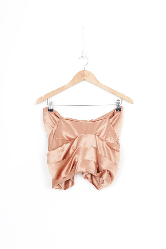 Harris Tapper Womens Beige Top Size 8