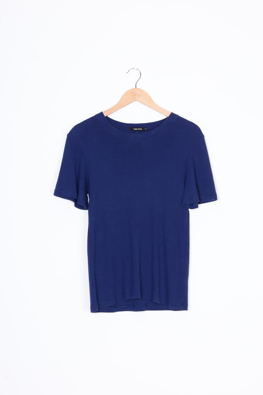Maggie Marilyn Womens Blue T-shirt Size S