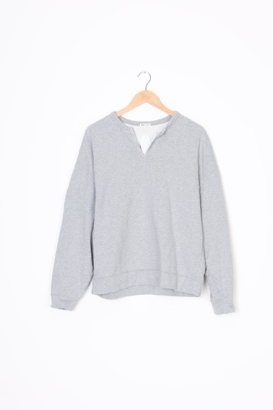 Recto Womens Grey Sweatshirt Size M