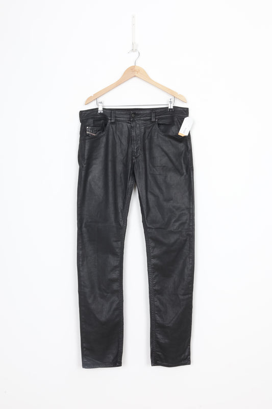 Diesel Mens Black Jeans Size W 36
