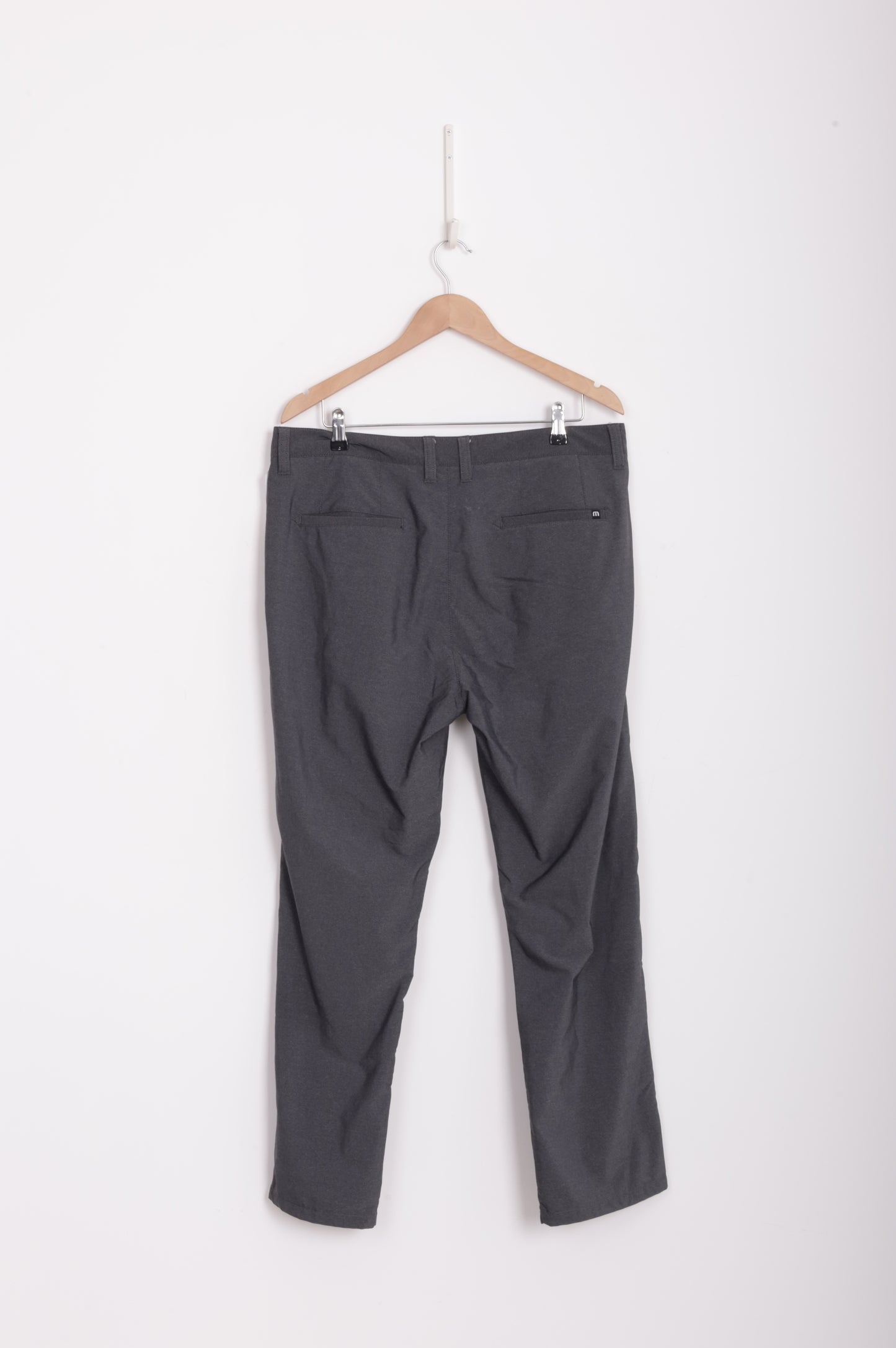 Travis Mathew Mens Grey Pants Size W 36