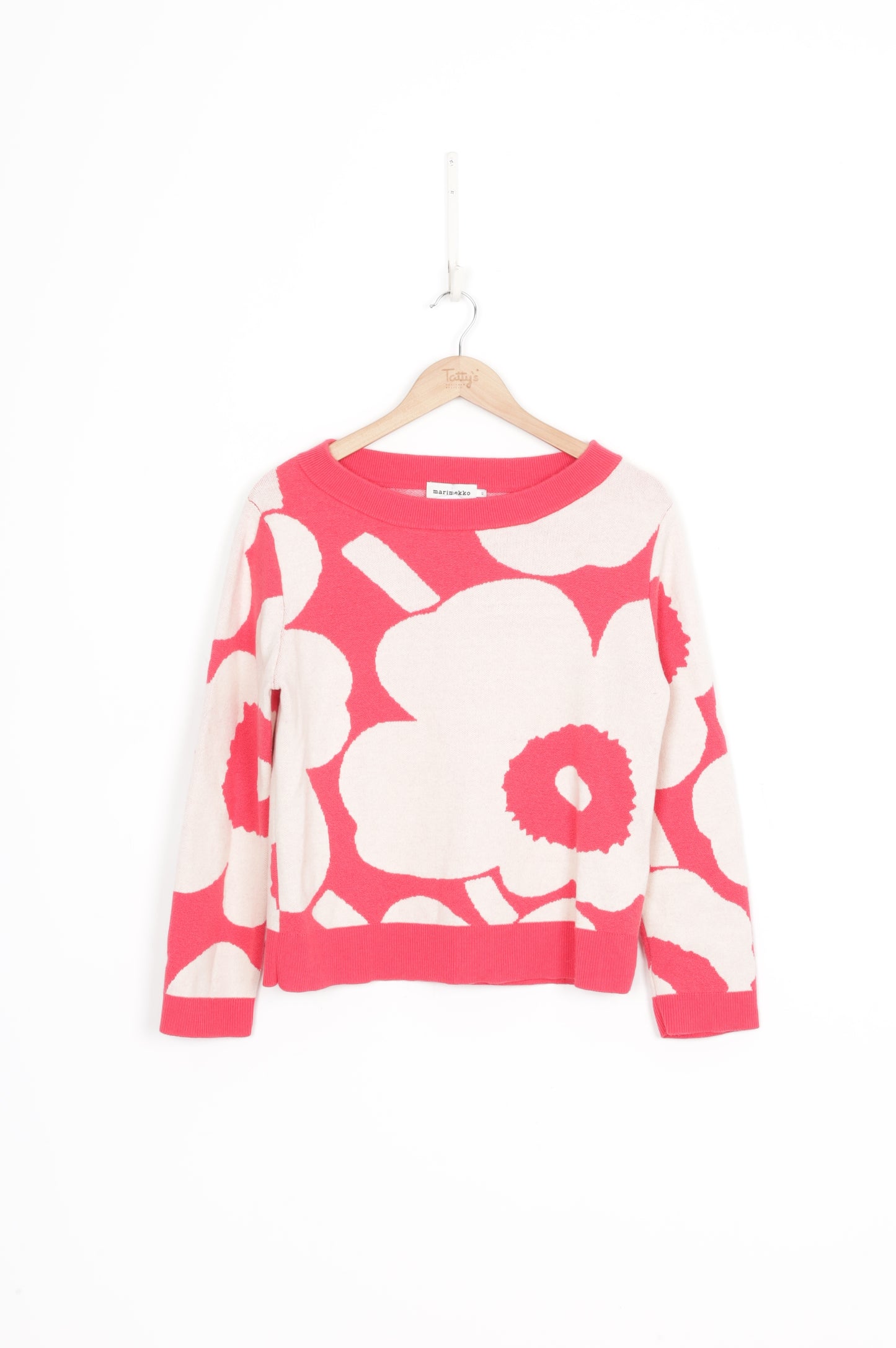Marimekko Womens Pink Jumper Size XS