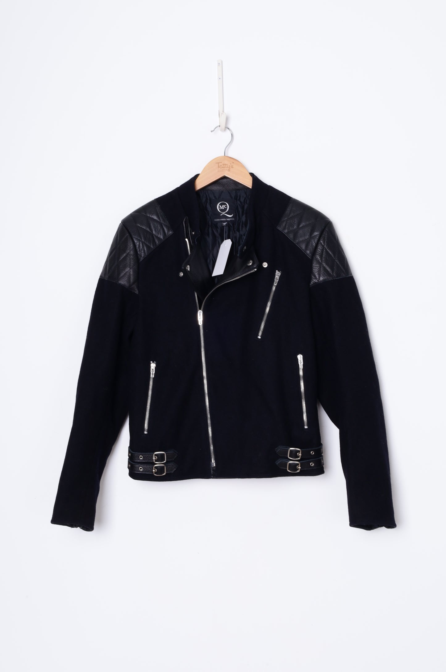 McQ Alexander McQueen Mens Black Jacket Size 48