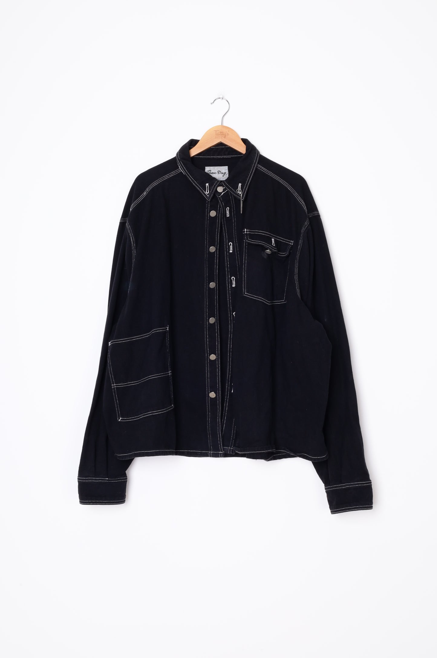 Those Days Mens Black Jacket Size L