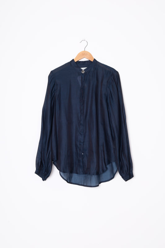 Sarah-Jane Clarke Womens Blue Shirt Size 12