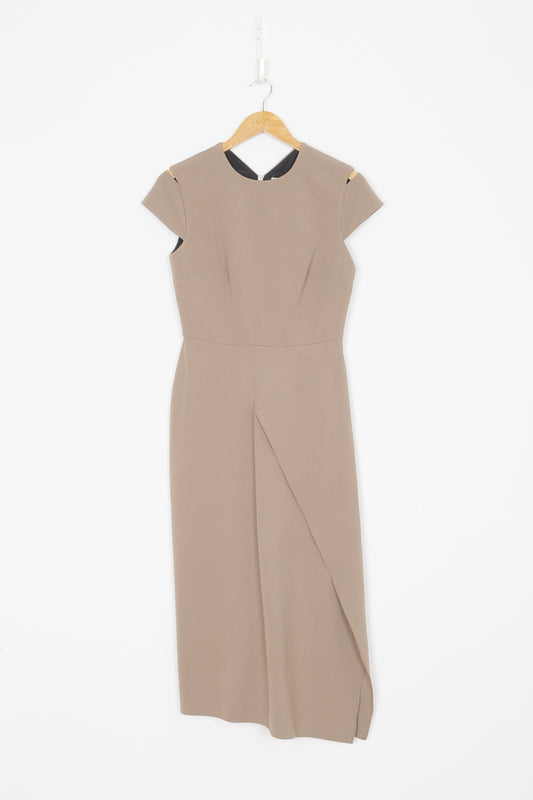 Essential edit by Roland Mouret Womens Brown Dress Size 10