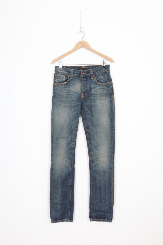 Nudie Jeans Womens Blue Jeans Size W 30
