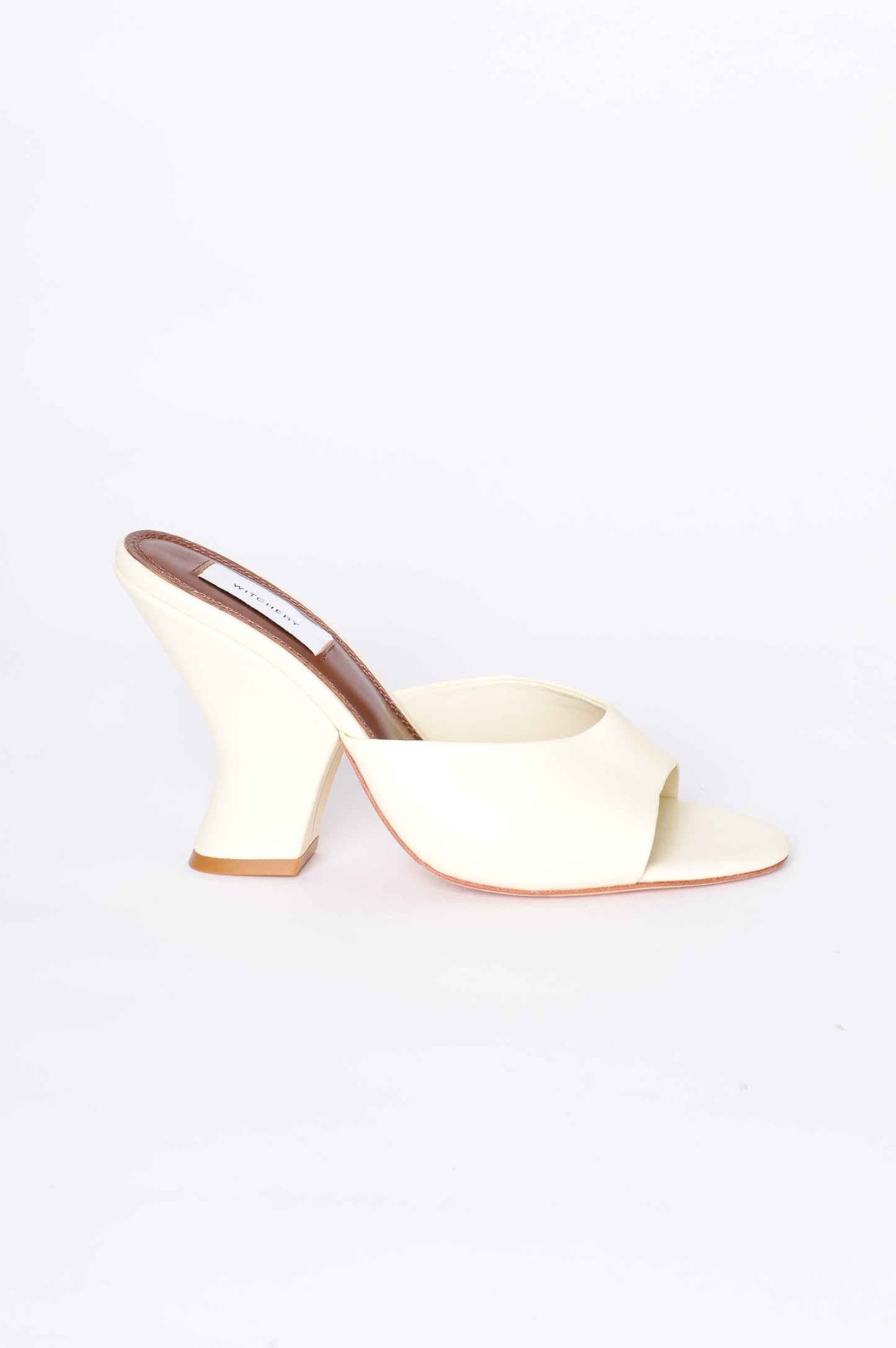 Witchery Womens Cream Heels Size EU 38