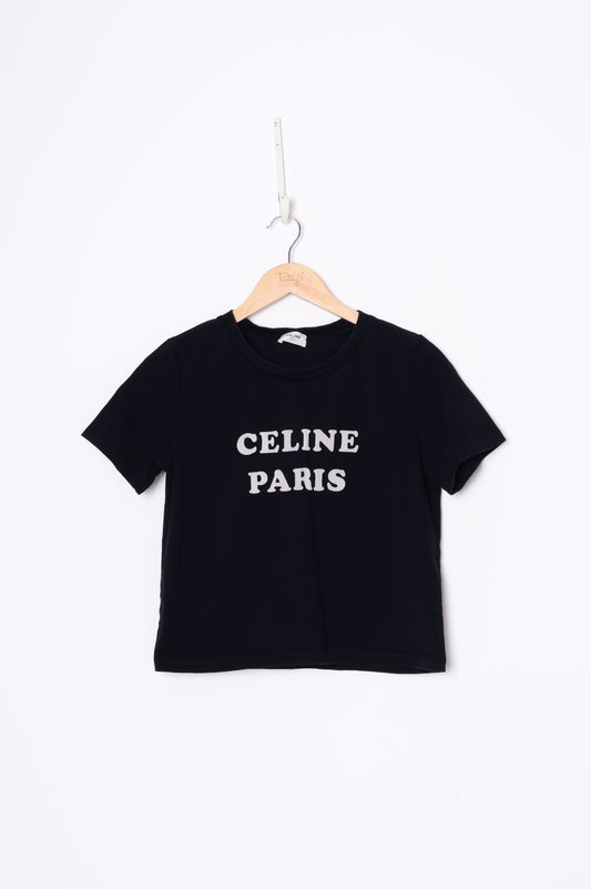 Celine Womens Black T-shirt Size M