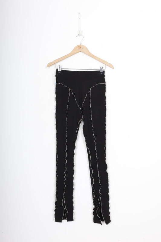 yuzefi Womens Black Pants Size S