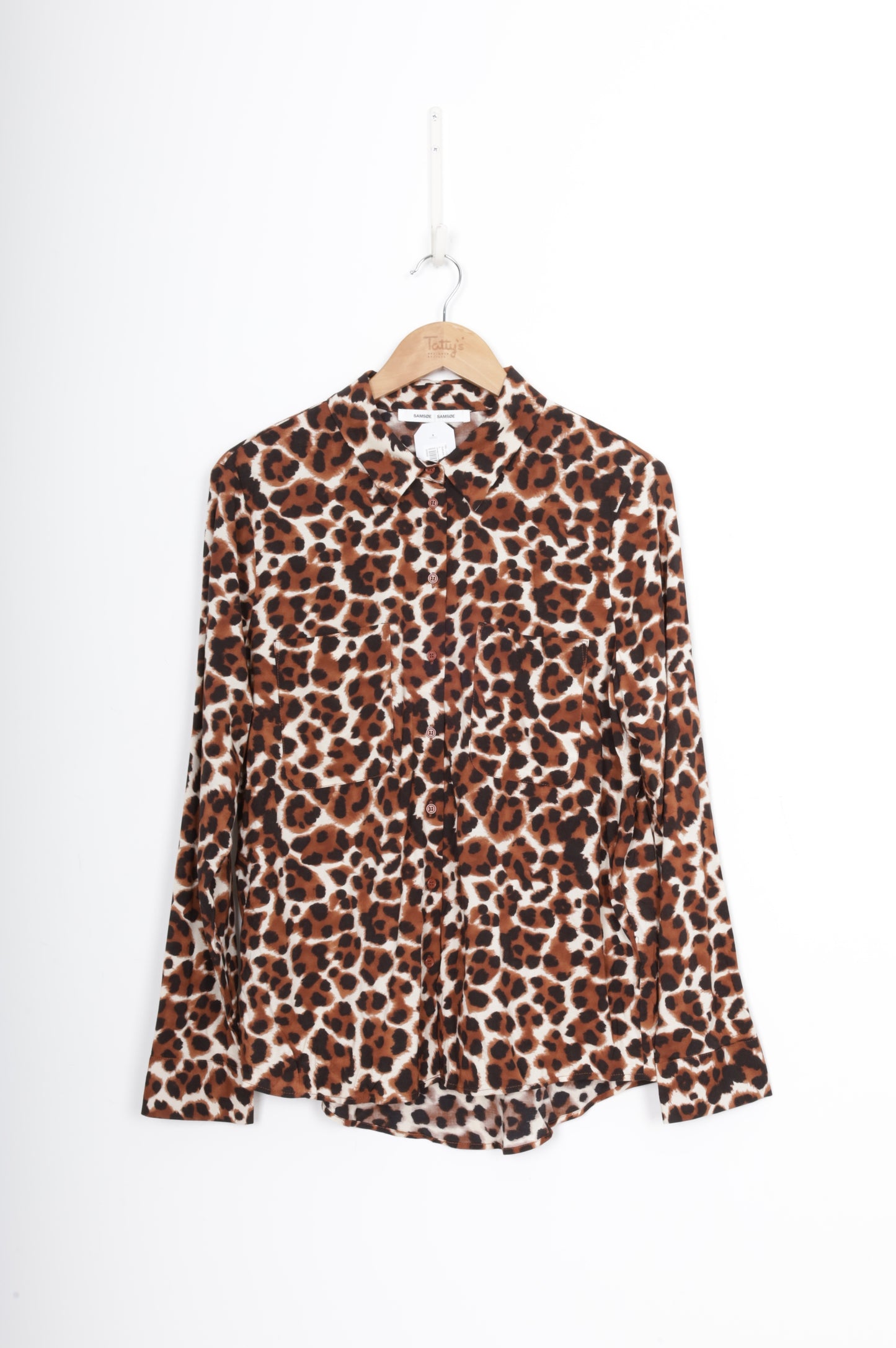 Samsoe Samsoe Womens Brown Shirt Size L