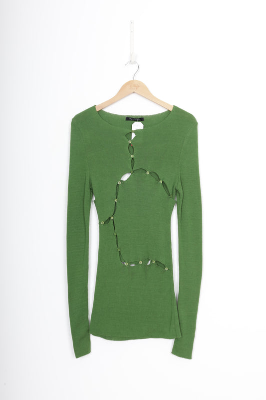 Wynn Hamlyn Womens Green Dress Size N/S