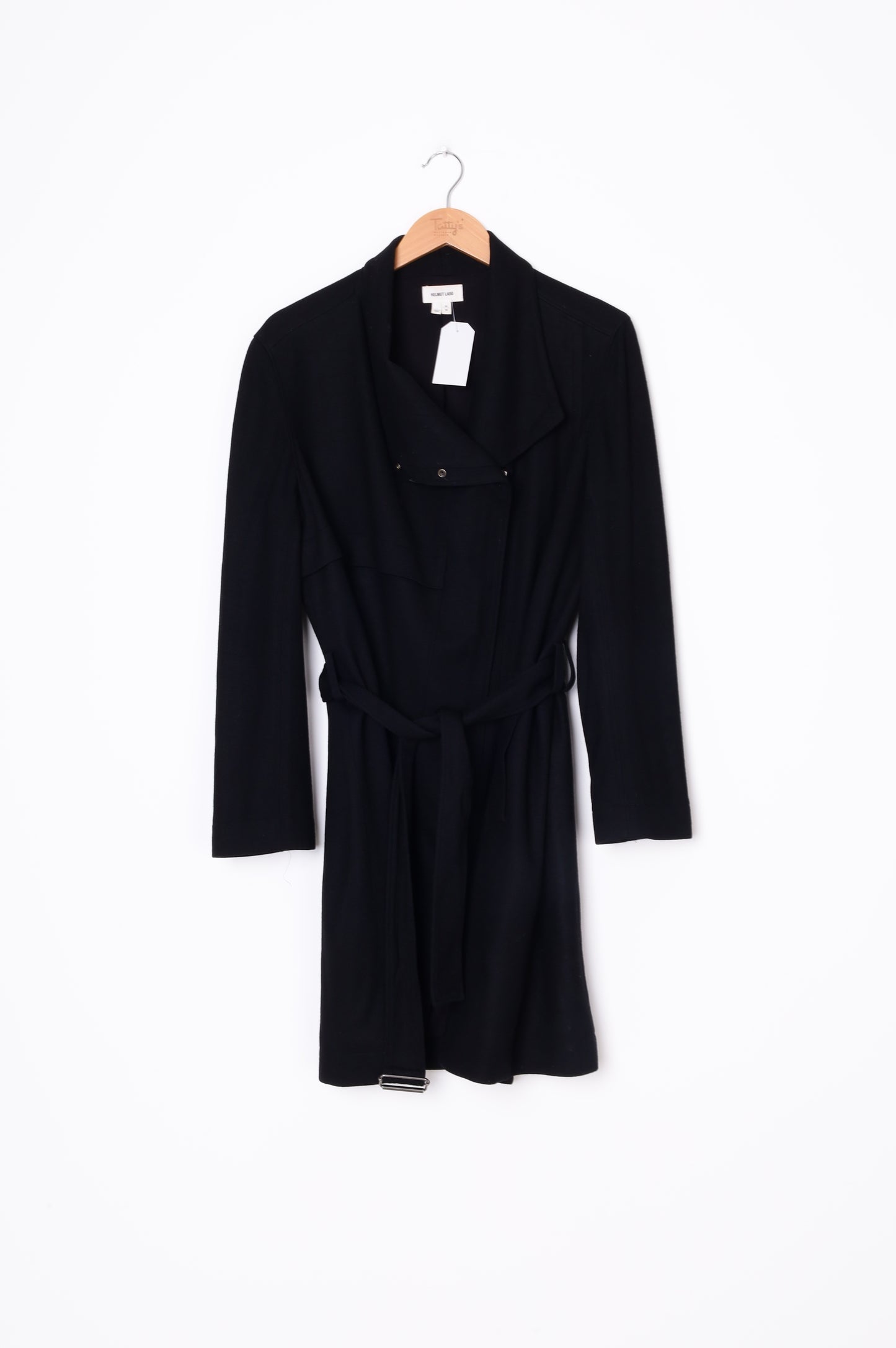 Helmut Lang Womens Black Coat Size M