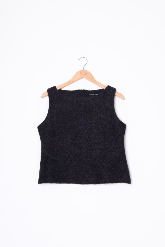 Helen Cherry Womens Grey Top Size L