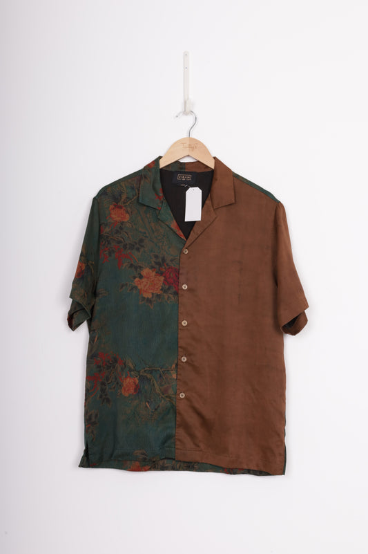Ziran Mens Green Shirt Size L