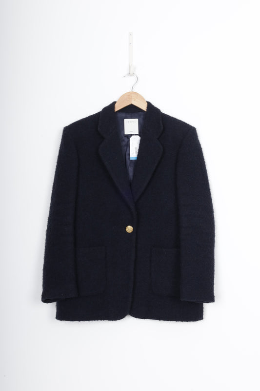 Sandro Womens Blue Jacket Size 40