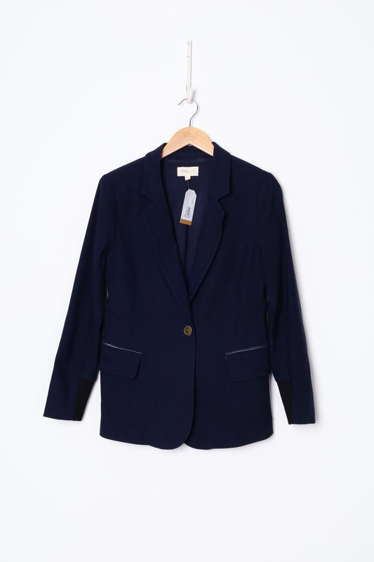 Madly Sweetly by Loobie's Story Womens Blue Blazer Size 8