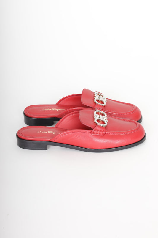 Salvatore Ferragamo Womens Red Shoes Size EU 38.5
