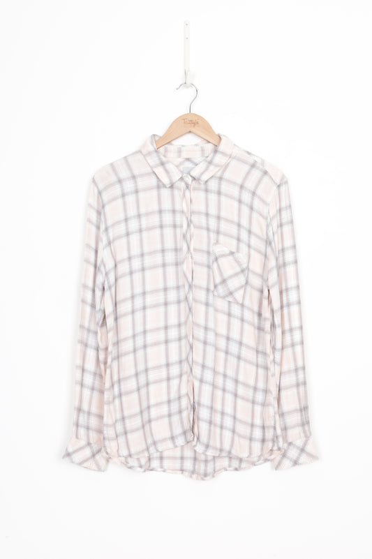 Rails Womens Pink Shirt Size L