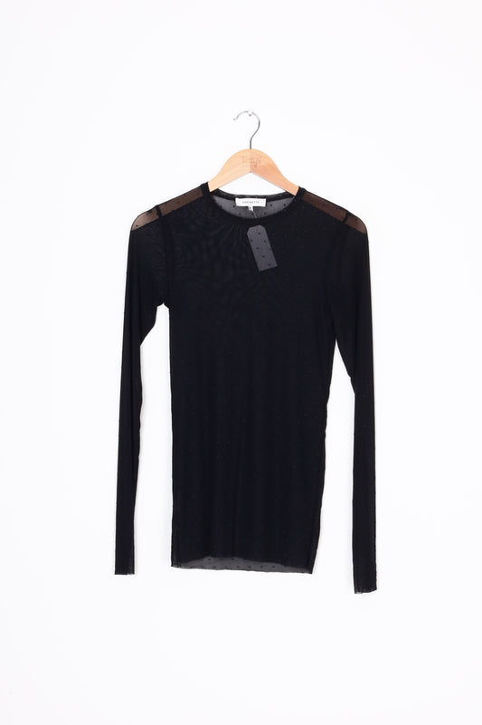 Superette Womens Black Top Size 6