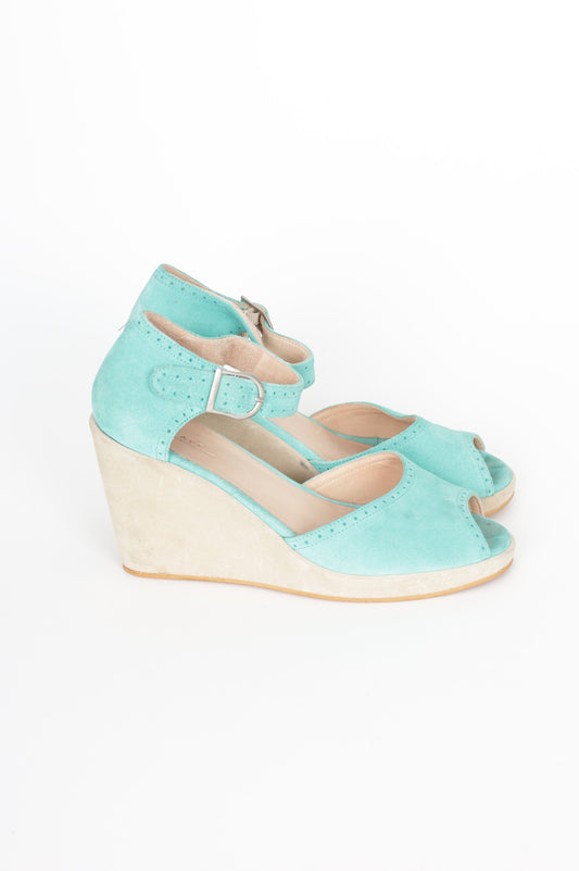 A.P.C Womens Blue Heels Size EU 40