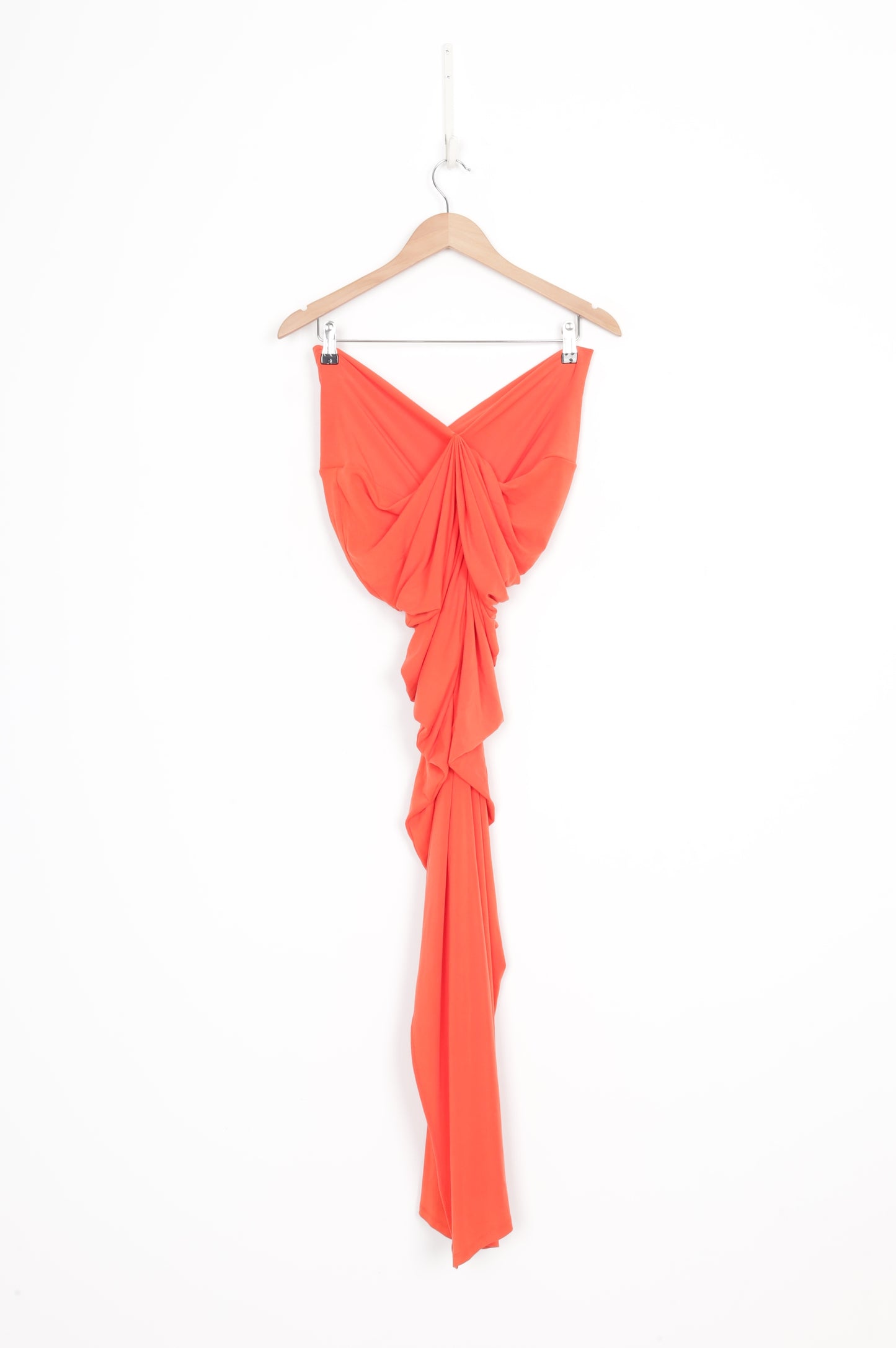 Paris Georgia Womens Orange Dress Size S