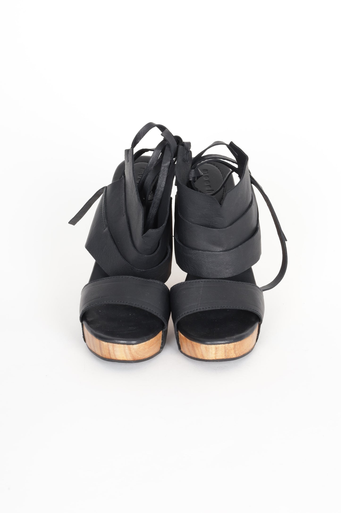 Moochi Womens Black Heels Size EU 36