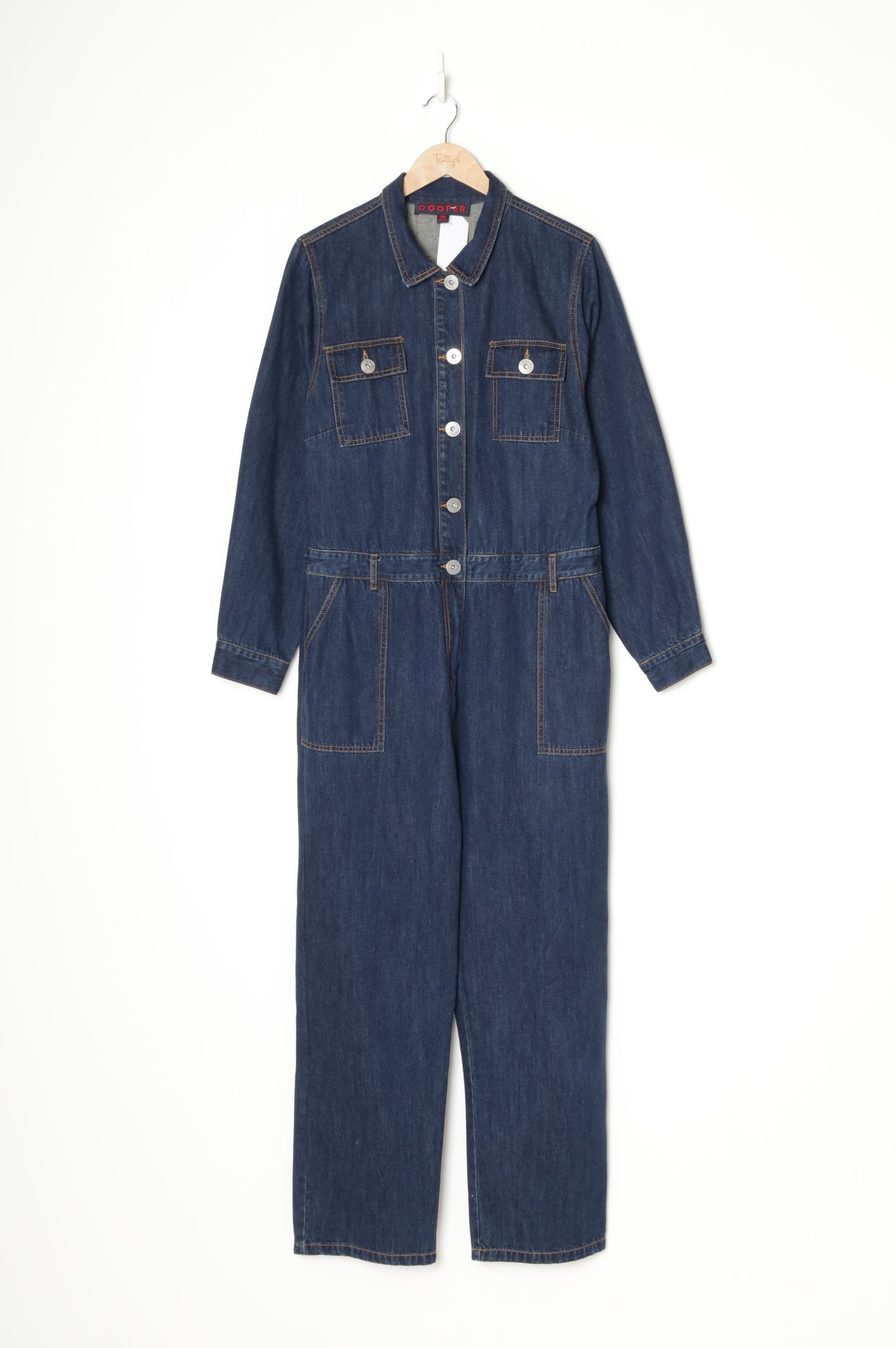 Cooper Womens Blue Playsuit Size 16